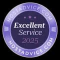 Hostadvice Excellent Service medal